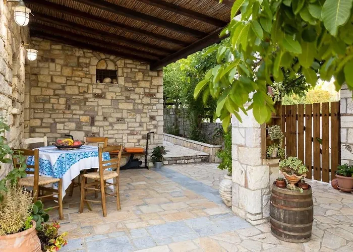 Stone House With Garden Near The