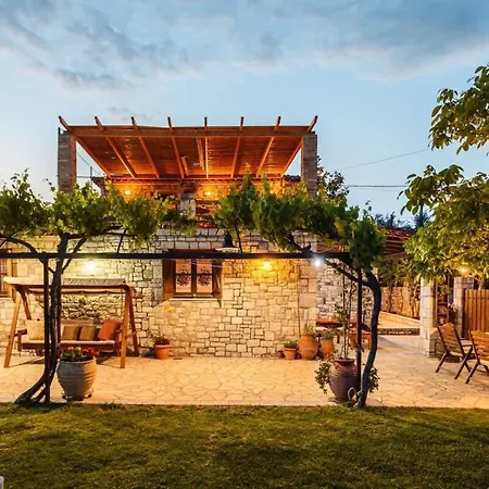 Stone House With Garden Near The *