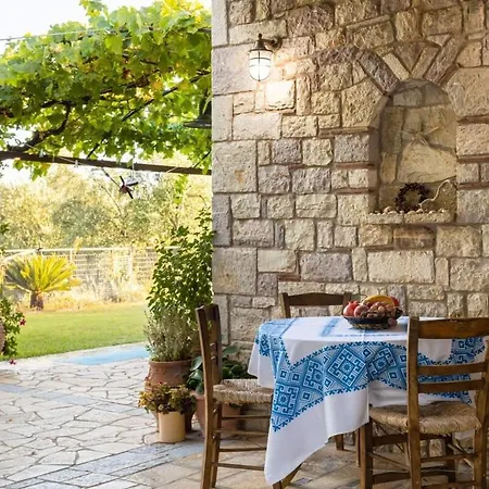Stone House With Garden Near The * Petalídhion